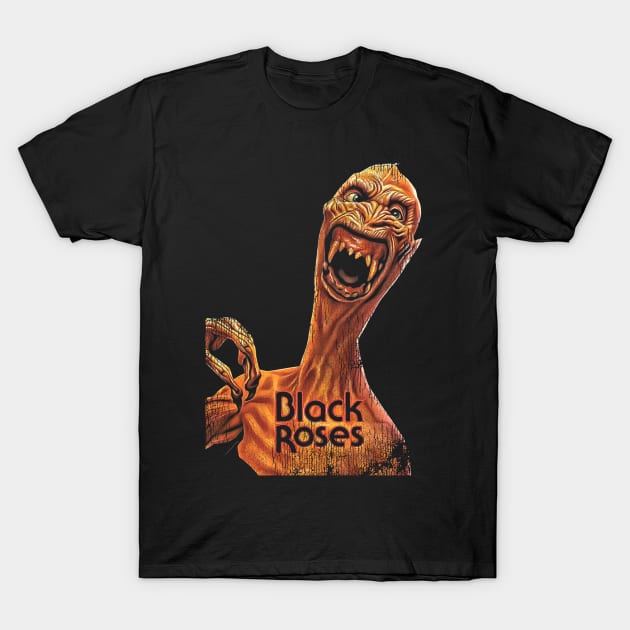 Black Roses T-Shirt by darklordpug